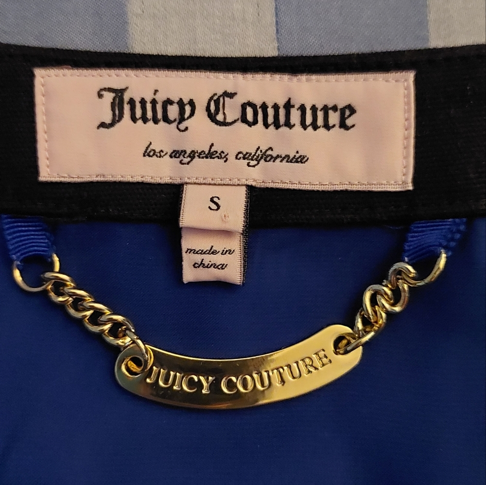 Juicy Couture Cobalt Blue Lace Short Blazer size S - Picture 5 of 7